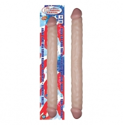 All American Whopper Double Dong 18 Inch Flesh