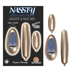 Huevo Nassty Collection Mighty and Mini Kit Gold