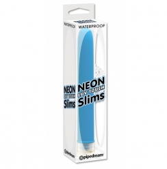 Vibrador Neon Luv Touch Slim Azul