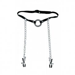 Fetish Fantasy 50 Sombras O-Ring Gag and Nipple Clamps 786