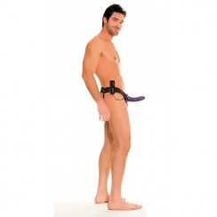 Arnes For Him or Her Vibrating Hollow Strap-On 949