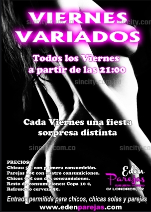 Eden Parejas Club Nocturno/Show Madrid